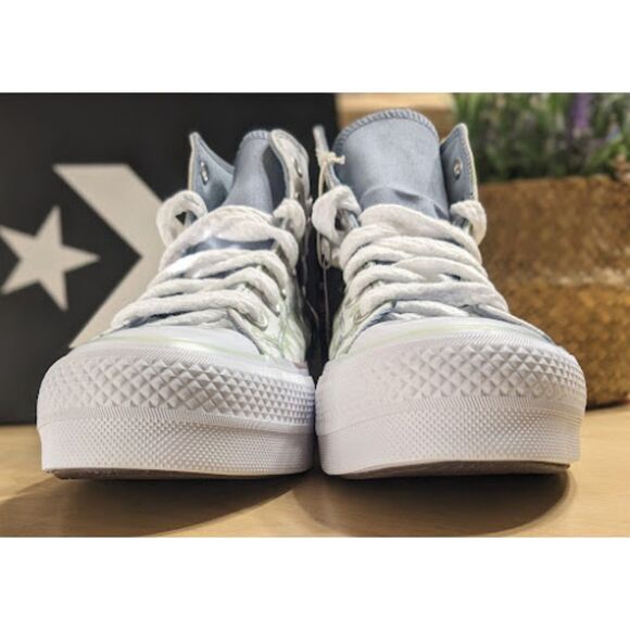 NIB Converse Chuck Taylor All Star Lift Platform Gradient Flowers Hi Tops W9.5 - Picture 6 of 15